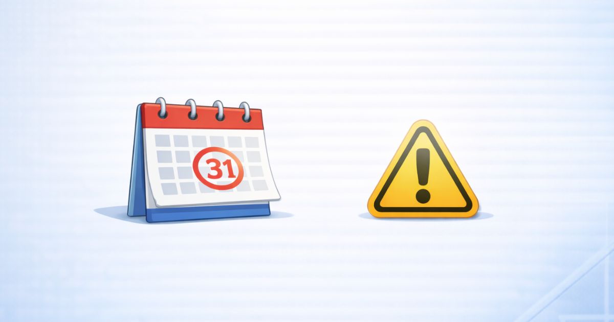 ハローストレージの解約期限や締め日をカレンダーで確認するイメージ