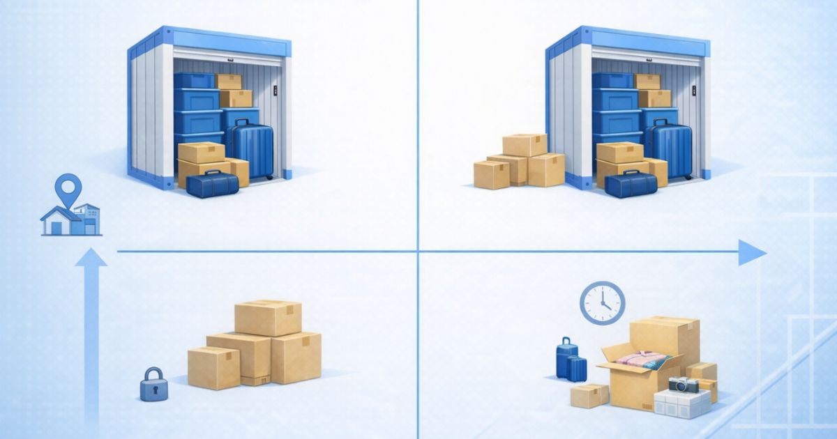 ハローストレージの評判は物件条件と使い方で変わることを示すイメージ図