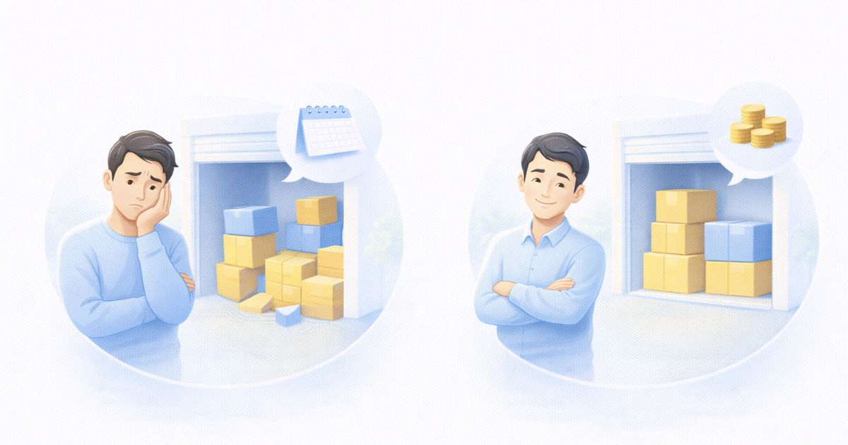 トランクルーム短期利用のよくある疑問イメージ