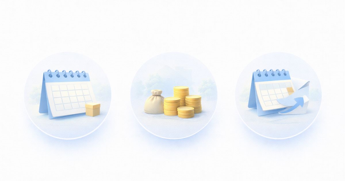 トランクルーム短期利用で確認したい条件のチェックリストイメージ