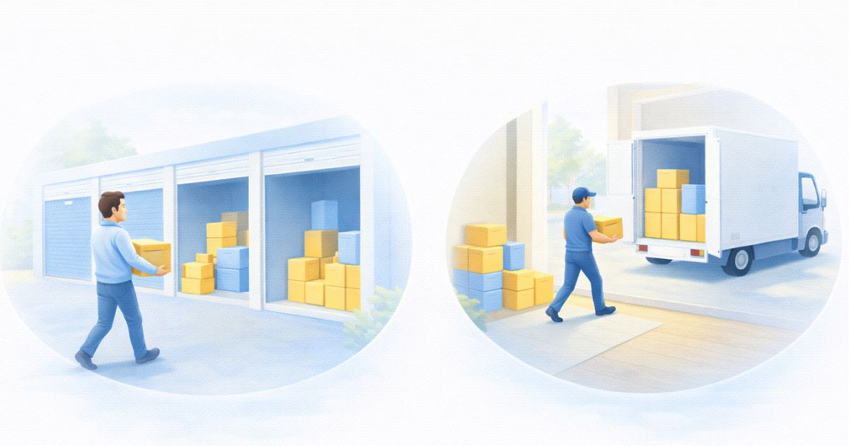 ハローストレージとminikuraの違いを比較したイメージ