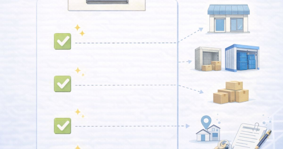 トランクルーム契約前チェック 短期利用 解約締め日 最低利用期間