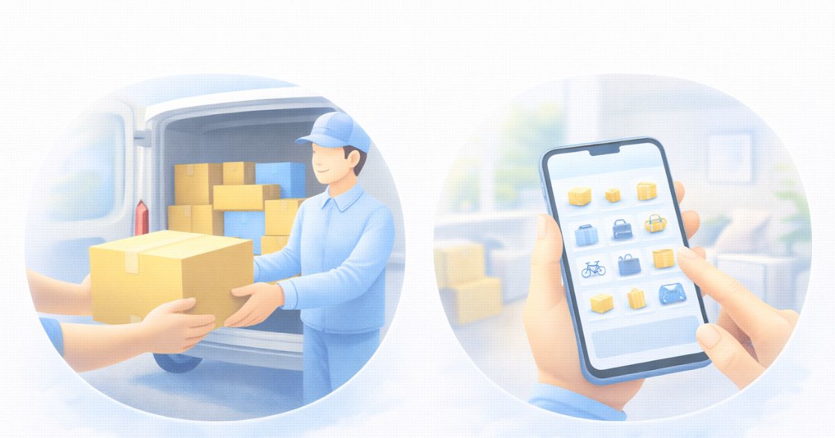 minikuraの宅配型トランクルームのイメージ