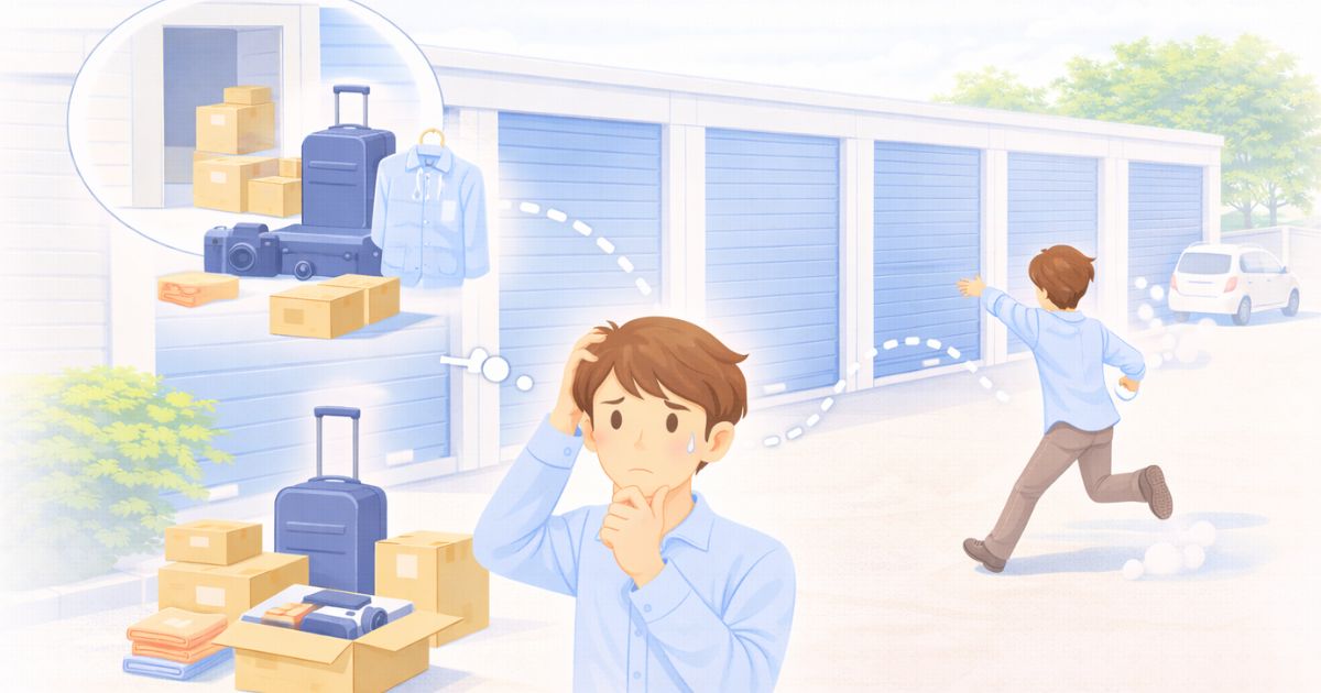 トランクルームが向いていない人のイメージ