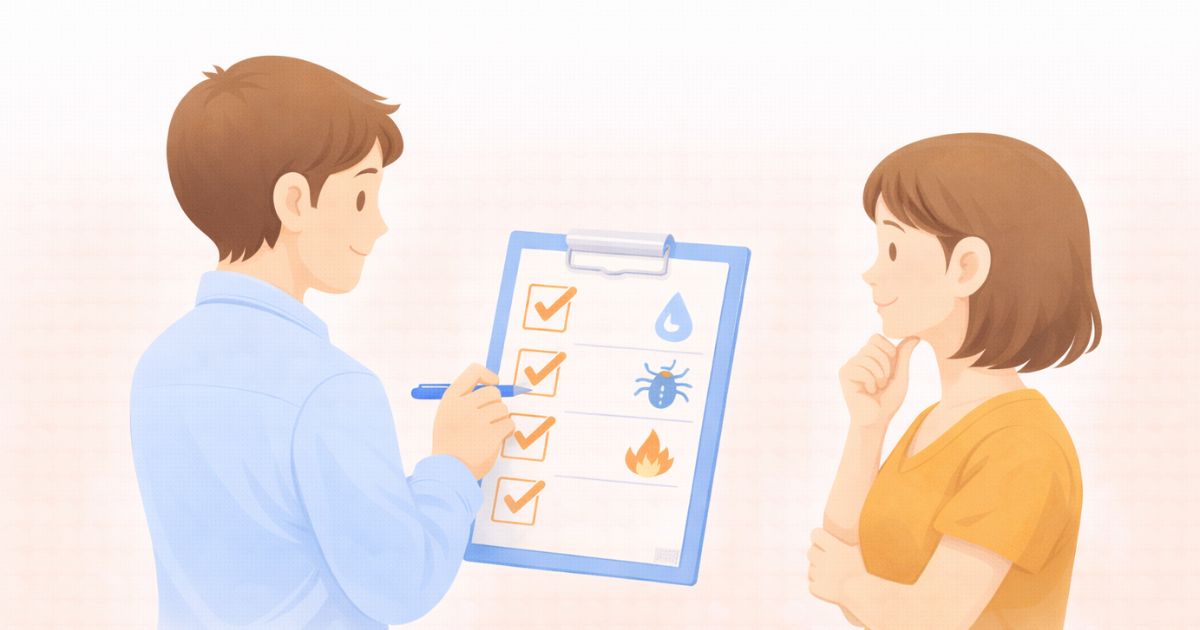 minikuraの利用前に注意点を確認しているイメージ