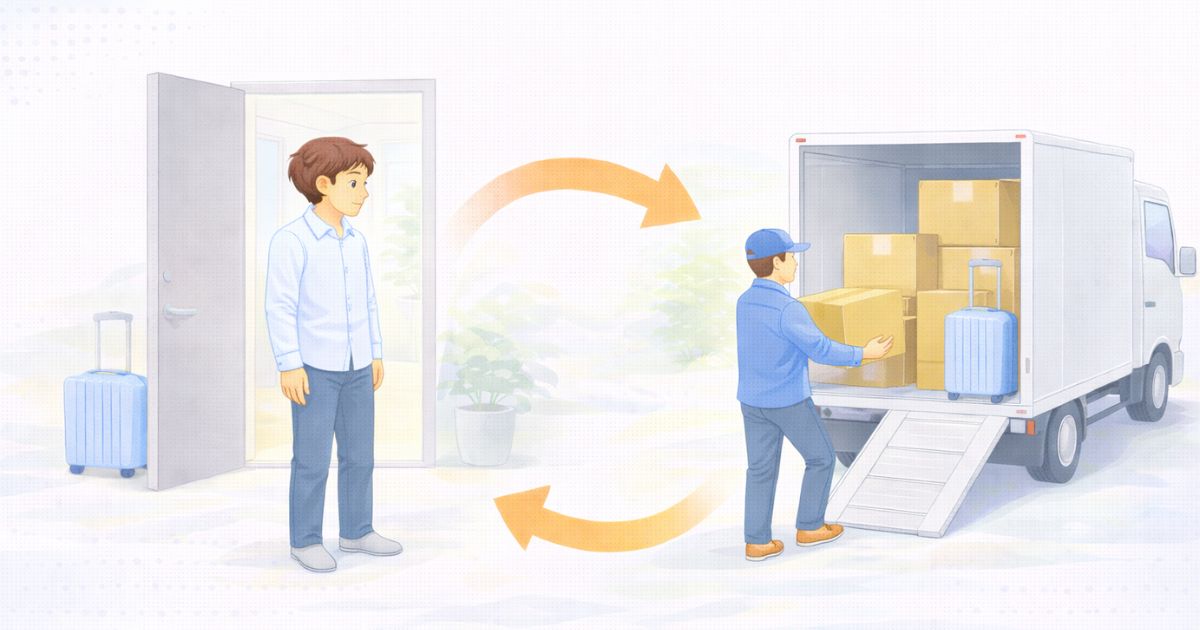 宅配型トランクルームが不便に感じる使い方のイメージ