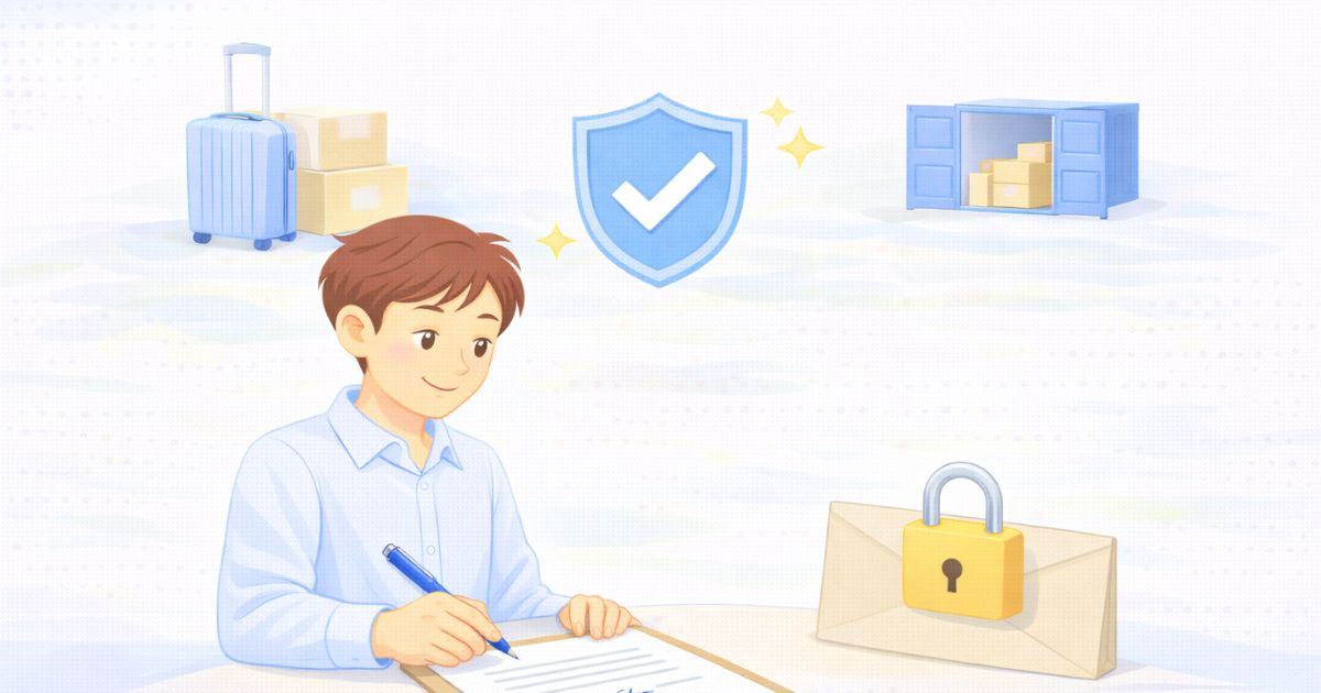 トランクルームを安心して選んでいるイメージ